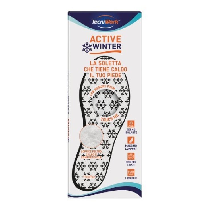 Semelles Active Winter Memory Foam Tecniwork® 1 Paire Taille 35