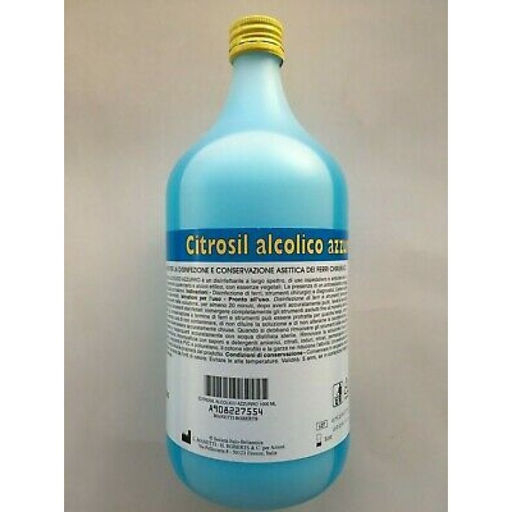 Solution Alcoolique Bleue Désinfectante Citrosil 1000ml