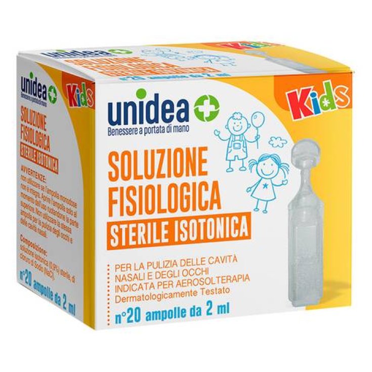 SOLUTION PHYSIOLOGIQUE Kids unidea 20 ampoules de 2ml