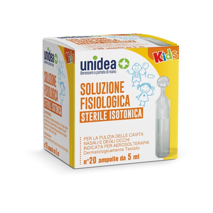 SOLUTION PHYSIOLOGIQUE Kids unidea 20 Ampoules de 5ml