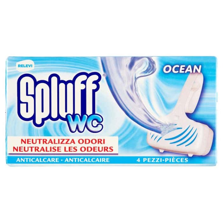 SPUFF WC TABLETTE 4 PCS OCEAN
