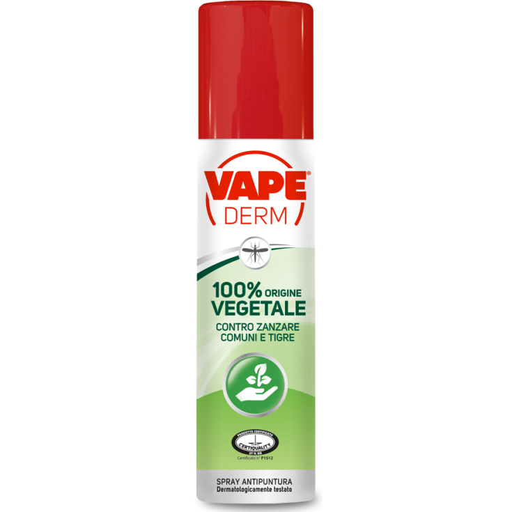 100% Origine Végétale Spray Anti-piqûres Vape Derm 75 ml