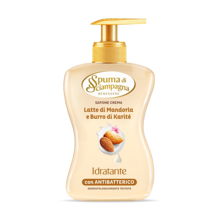 Savon Crème Au Lait D'Amande Et Beurre De Karité Spuma Di Sciampagna 500ml