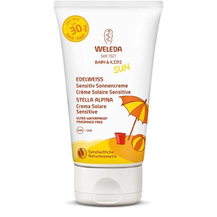 Stella Alpina Sensitive Crème Solaire Spf30 Weleda 150ml