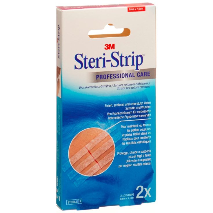 Steri-Strip Skin 3M 6 Bandes de 75mm