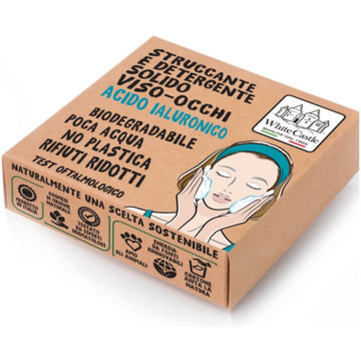 Nettoyant Nettoyant Solide Visage Yeux Acide Hyaluronique White Castle 80g