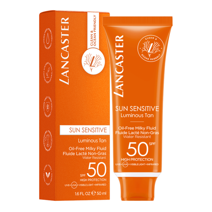 Sun Sensitive Fluide Lacté Sans Huile SPF50 Lancaster 50 ml