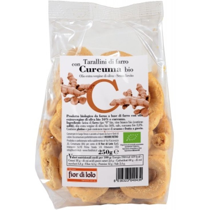 Farro Tarallini Au Curcuma Fior Di Loto 250g