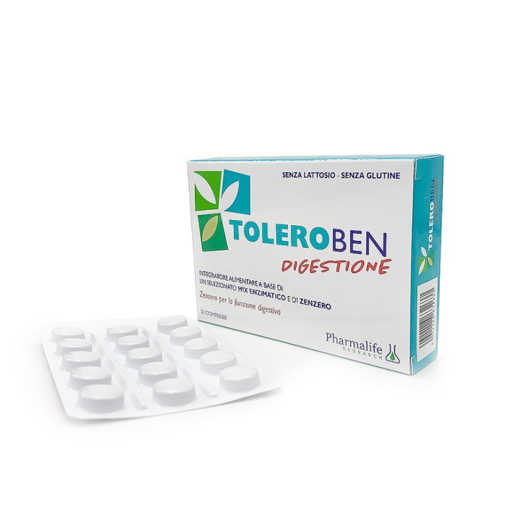 Toleroben Digestion Pharmalife 30 Comprimés