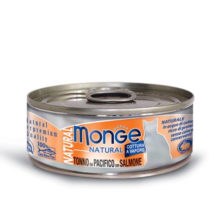 Thon Du Pacifique Au Saumon Monge Naturel 80g