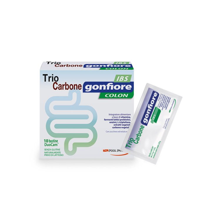TrioCarbone Gonflement Ibs Piscine Pharma 10 Sachets