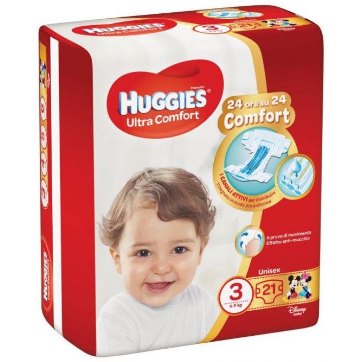 HUGGIES ULTRACONFORT 4-9 KG MIS 3