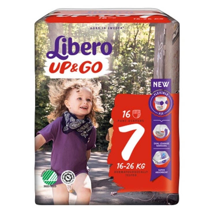 Up & Go Libero® 16 Couches Bébé Taille 7 16-26Kg