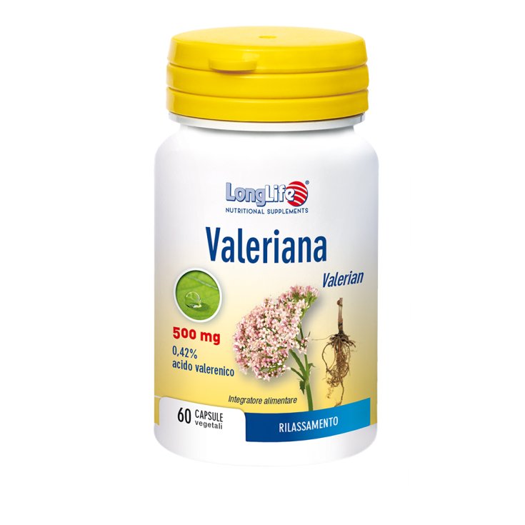 Valériane 500mg LongLife 60 Capsules Végétariennes