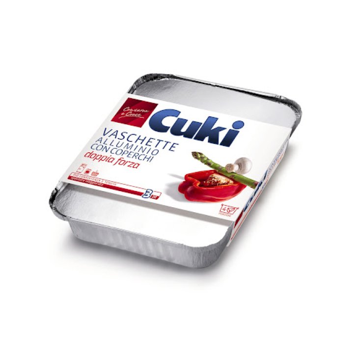 Barquettes Aluminium Avec Couvercles Cuki 4 Portions