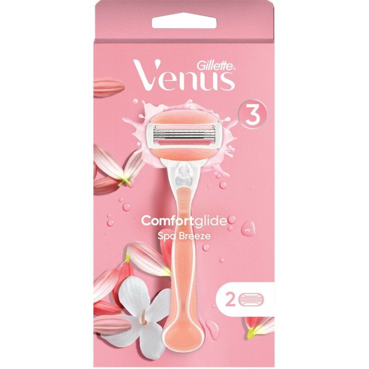 Venus Comfotglide Spa Breeze GILLETTE 1 Rasoir + 2 Lames