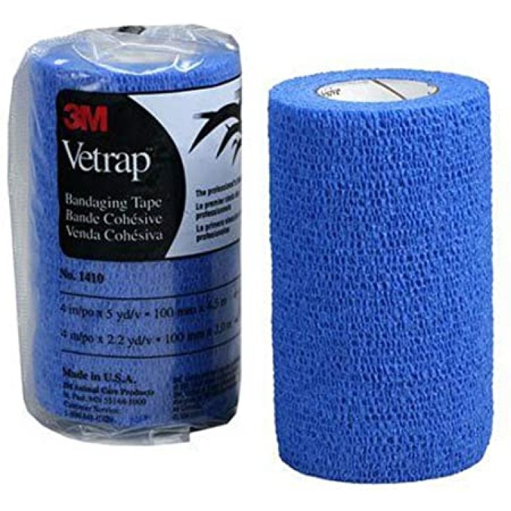 Bande Elastique Vetrap® Couleur Bleu Egalité 10cmx2,30m