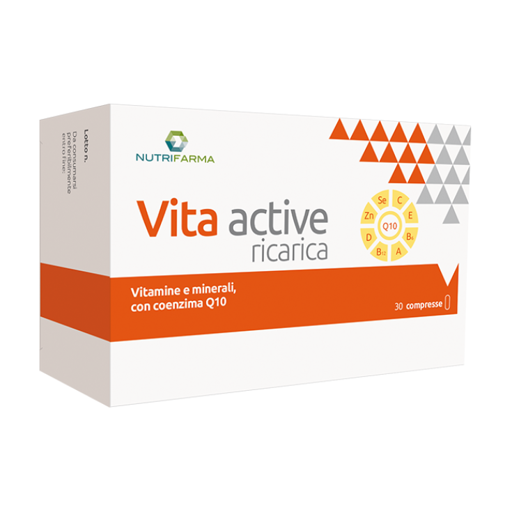 Vita Active Recharge NutriFarma par Aqua Viva 30 Comprimés