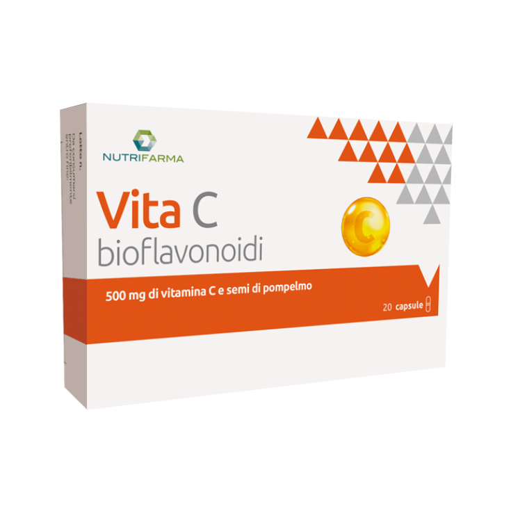 Vita C Bioflavonoïdes NutriFarma par Aqua Viva 20 Capsules