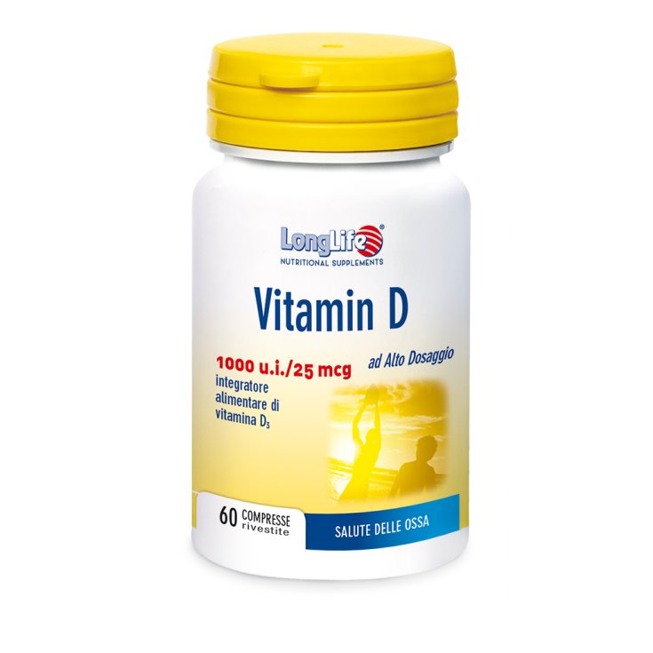 Vitamine D 1000 ui LongLife 60 Comprimés Enrobés