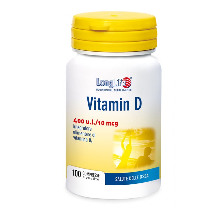 Vitamine D 400 ui LongLife 100 Comprimés Enrobés