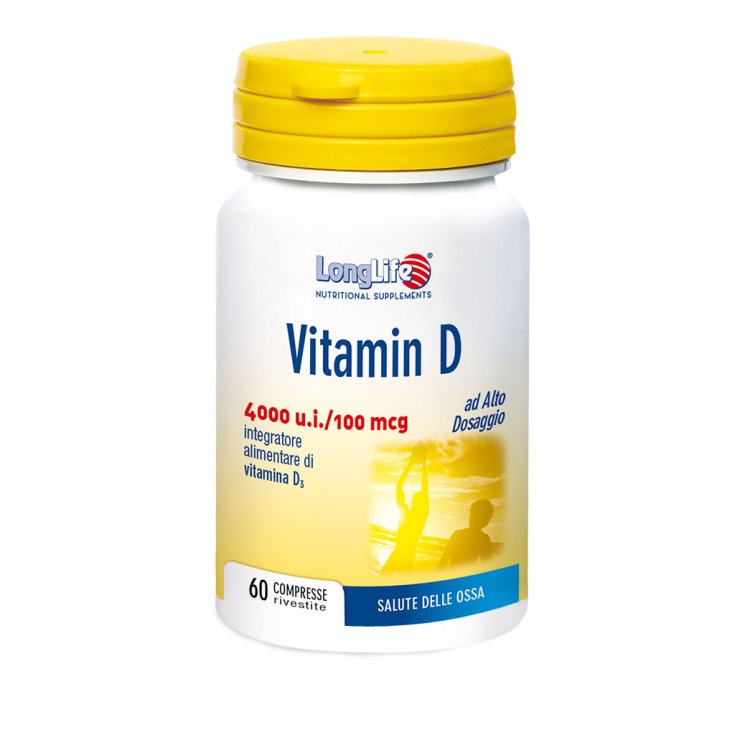 Vitamine D 4000 ui LongLife 60 Comprimés Enrobés