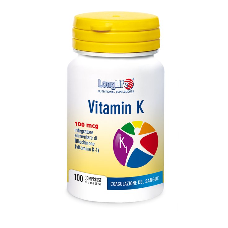 Vitamine K LongLife 100 Comprimés Enrobés