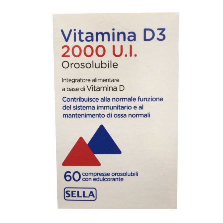 Vitamine D3 2000Ui Buccale SELLA 60 Comprimés