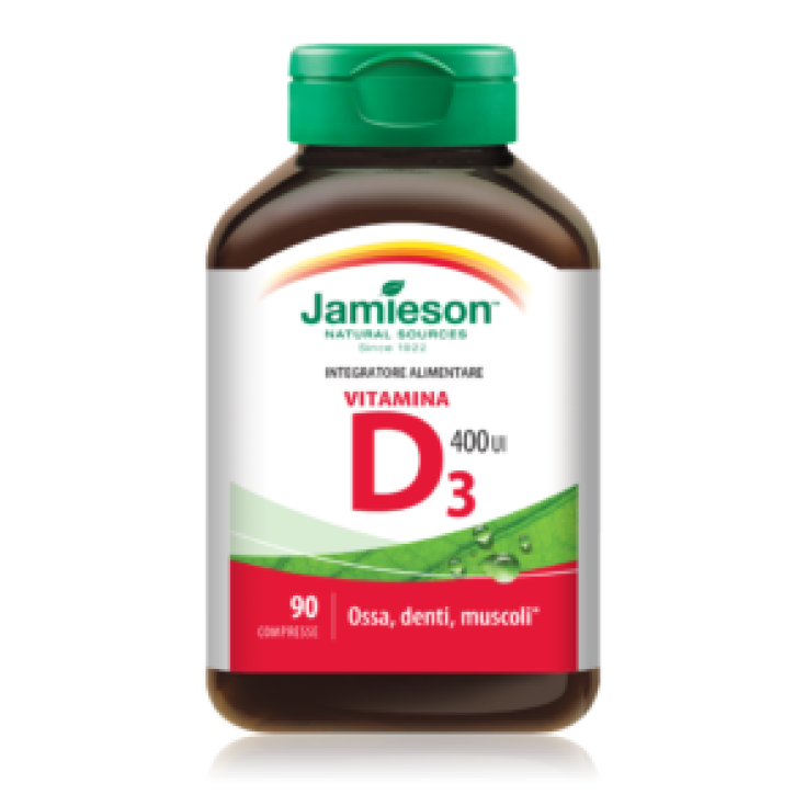 Vitamine D3 400 Jamieson 90 Comprimés