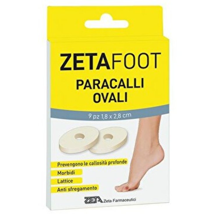 Zeta Foot Zeta Farmaceutici Coussinets ovales 9 pièces