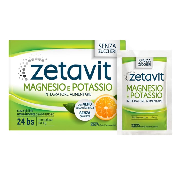 Zetavit Magnésium Et Potassium Zeta Farmaceutici 24 Sachets