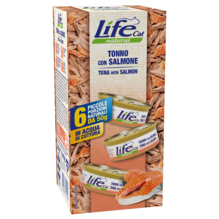LIFE CAT THON SAUMON 6X50G
