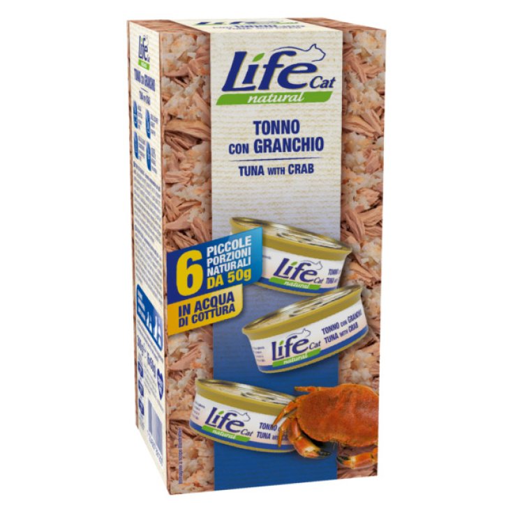 LIFE CAT THON CRABE 6X50G