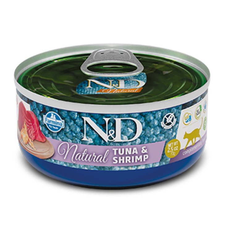 N&D CAT THON ET CREVETTES NATURELS140G