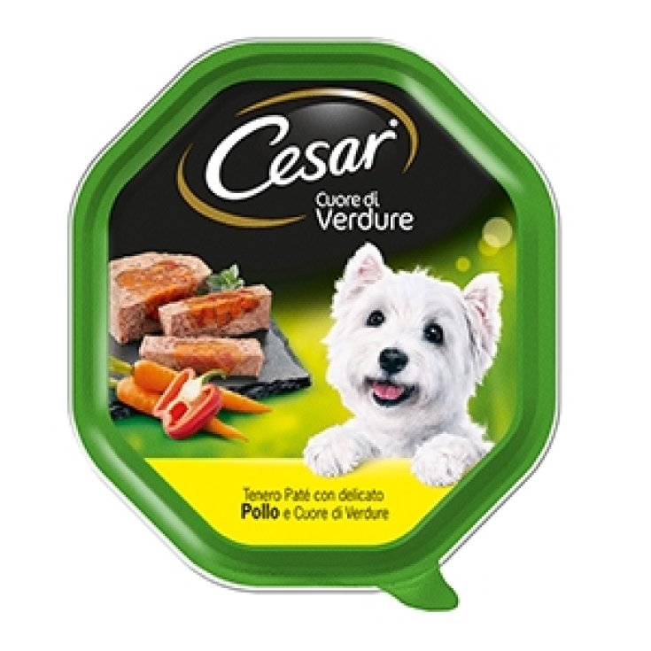 CESAR CUORE LÉGUMES POULET 150G