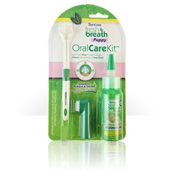 Kit de soins bucco-dentaires pour chiots Fresh Breath - Brosse