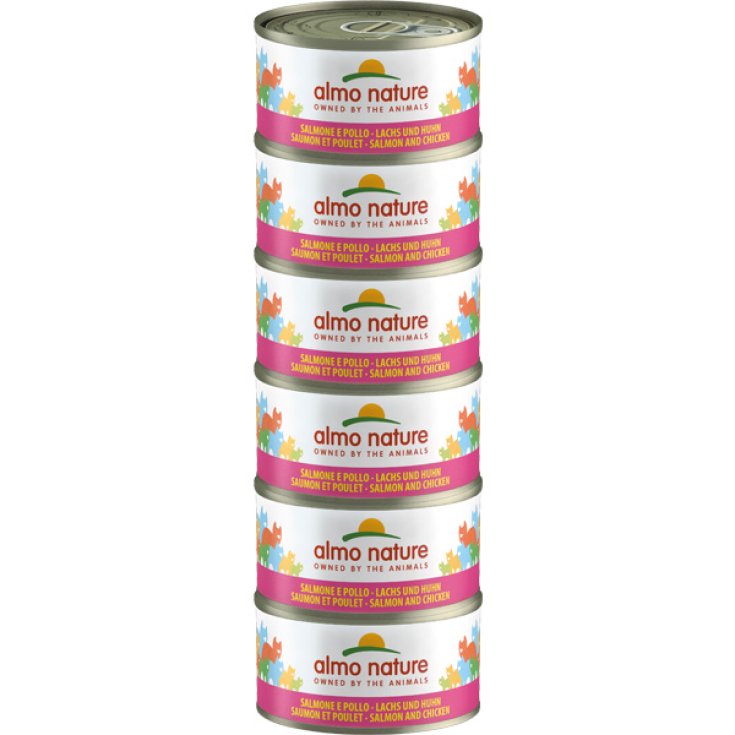 ALMO MÉGA PACK SALM/PO 6X70G