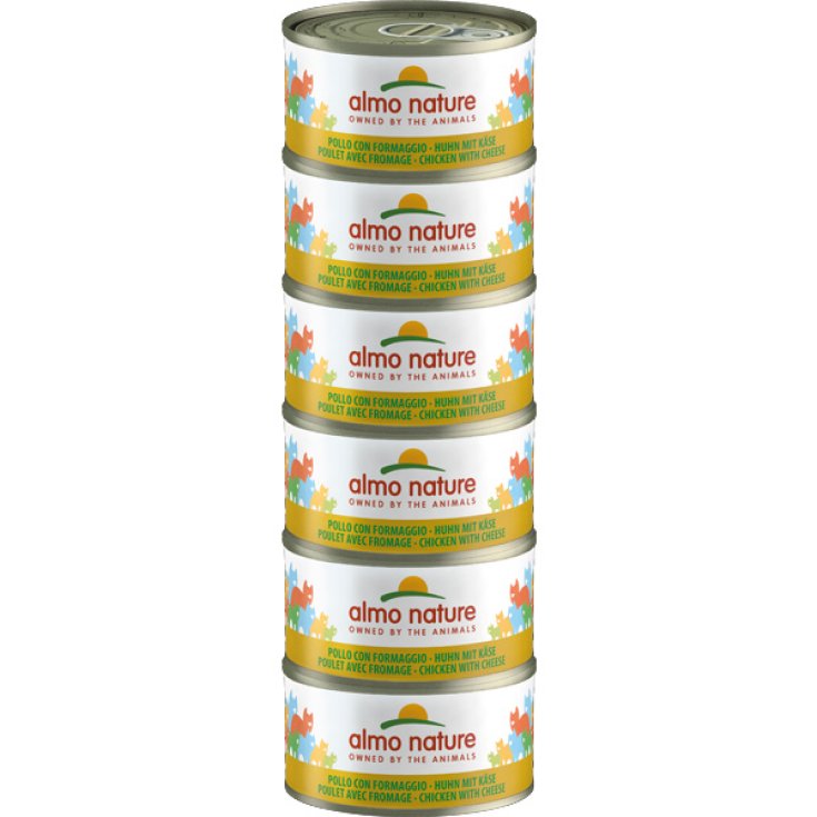 ALMO CAT NATURE MEGA 6X70 GR POULET/FORME