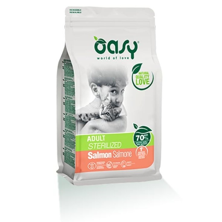 OASY DRY CHAT AD ST SALM 300G N