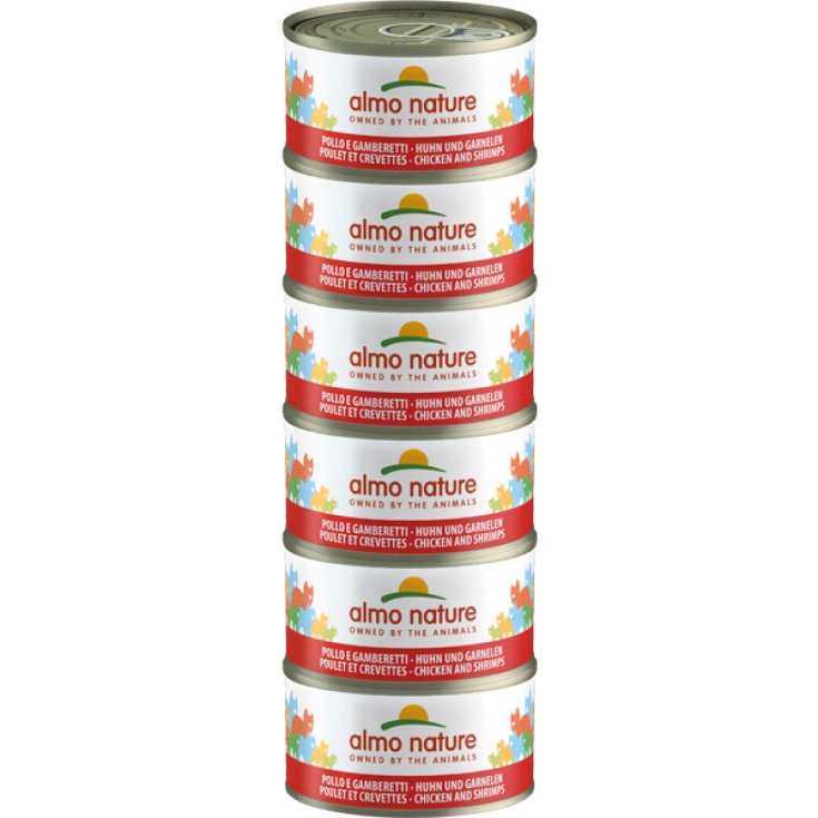 ALMO CAT NATURE MEGA 6X70 GR POULET/CUISSES
