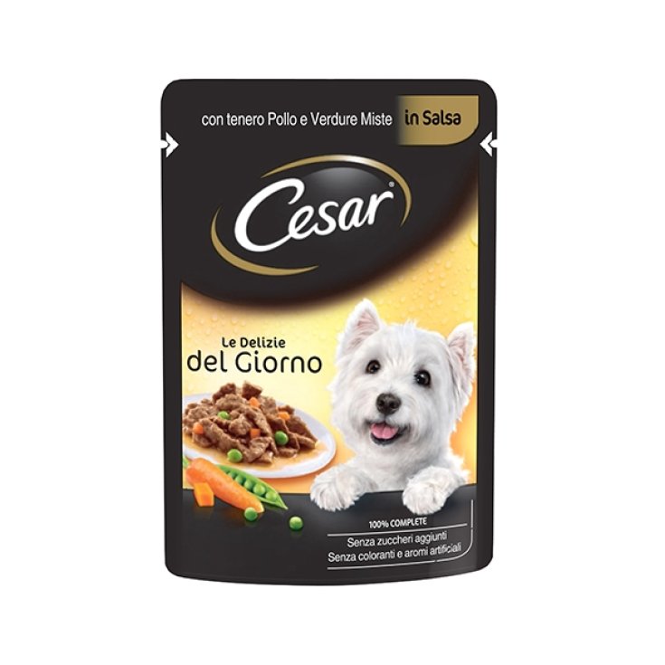 CESAR DELIZIE GG POULET/LEGUMES