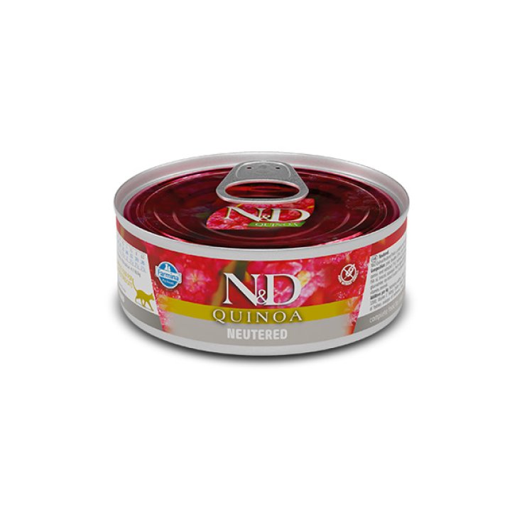 N&D QUINOA HUMIDE POUR CHAT NEUTRÉ 80 GR