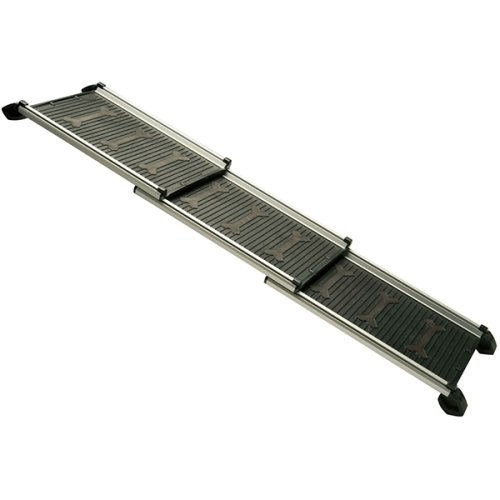 Rampe Télescopique Pour Chien Voiture/SUV - Capacité 90kg, Antidérapante, Bandes Réfléchissantes