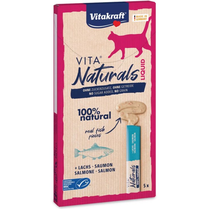 Vita Naturals Cat Snack Liquide Saumon -