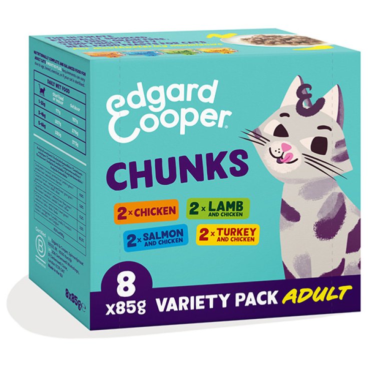 Bouchées à saveurs mélangées multipack pour chat adulte