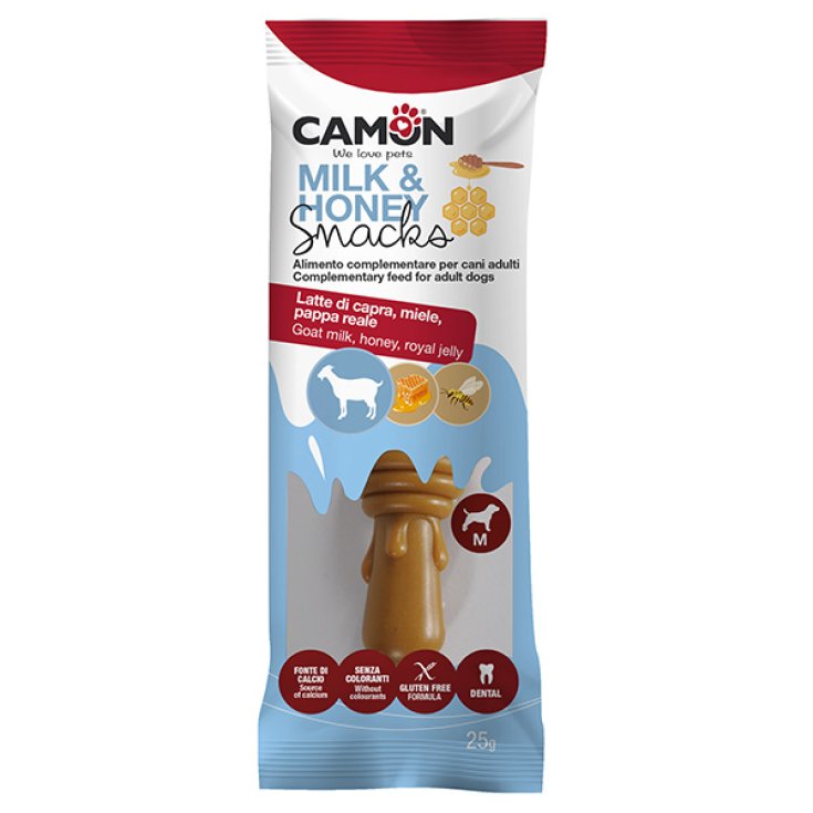 Bâtonnet de lait et de miel pour collation pour chiens - Moyen 25