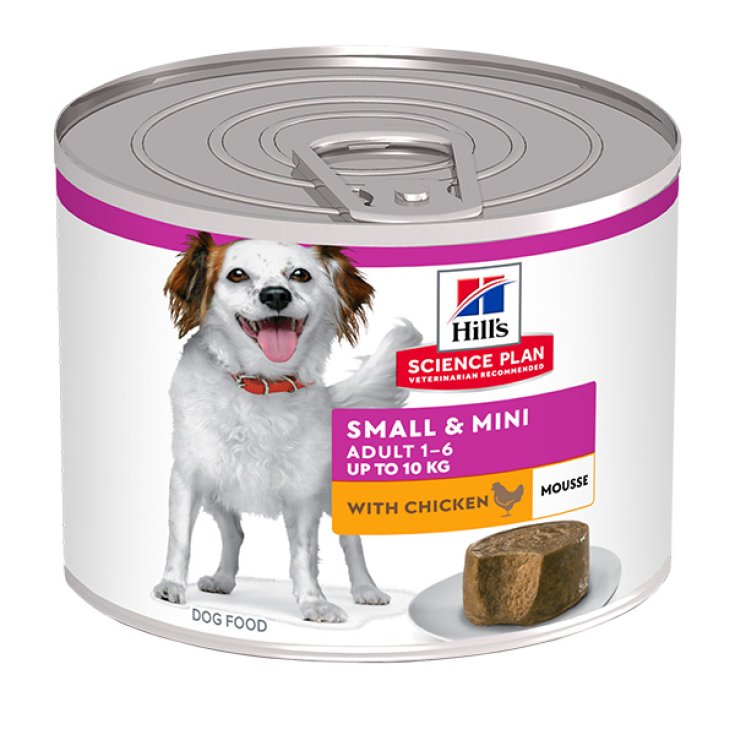 MOUSSE CANINE ADULTE SM&MIN POULET 200 GR