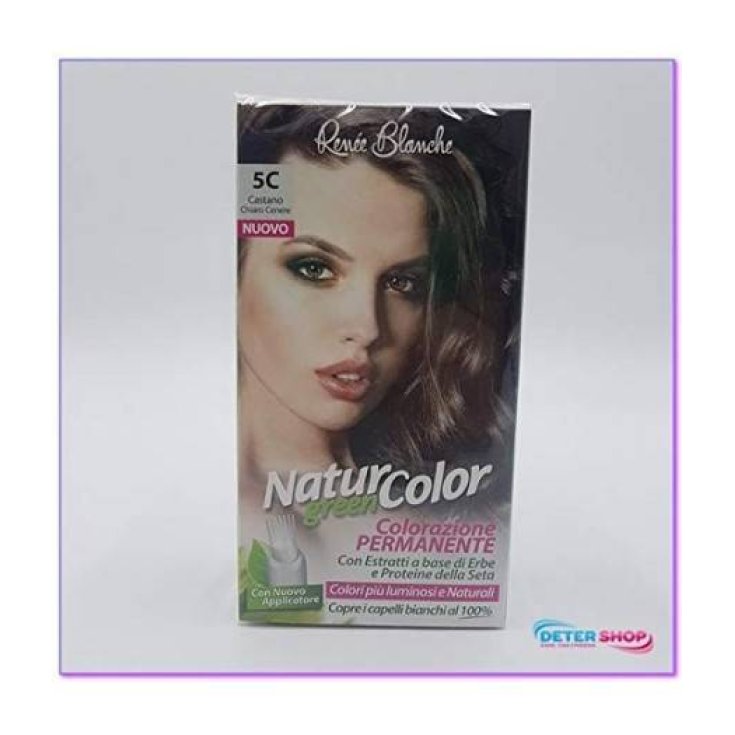 Natur Green Color 5C Châtain Cendré Renée Blanche 1 Kit