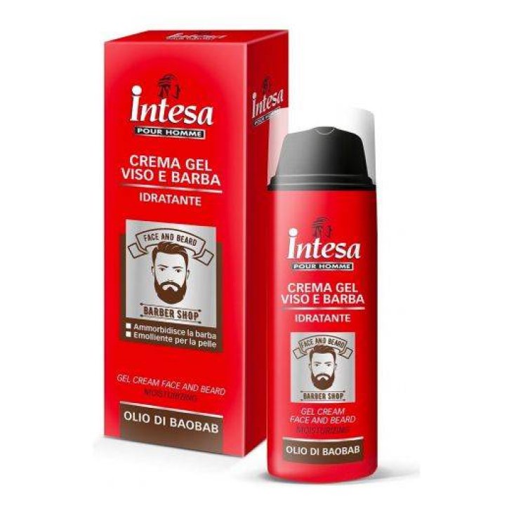 Gel Crème Visage Et Barbe Intesa Pour Homme 50 ml
