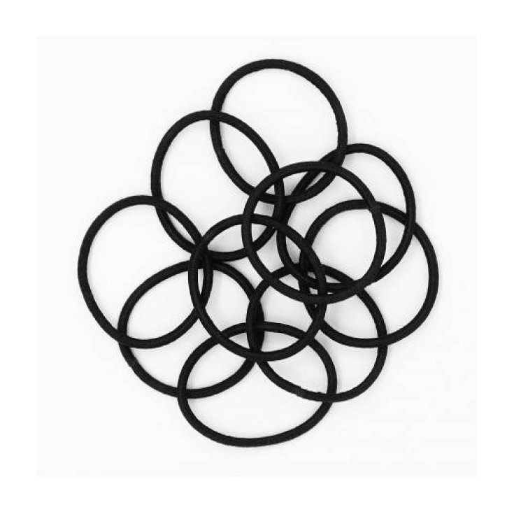 Elastiques Fins Noirs 559/N Komet Idea Beauty 10 Pièces
